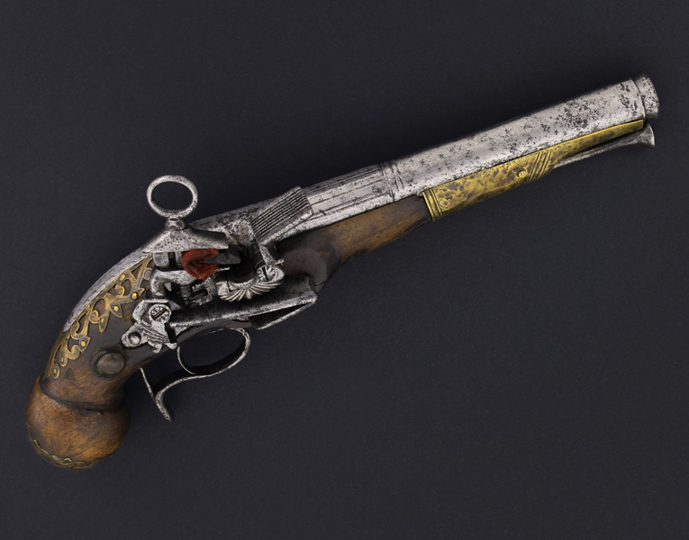 Matchlock Pistolas Antiguas A Pedernal Chispa